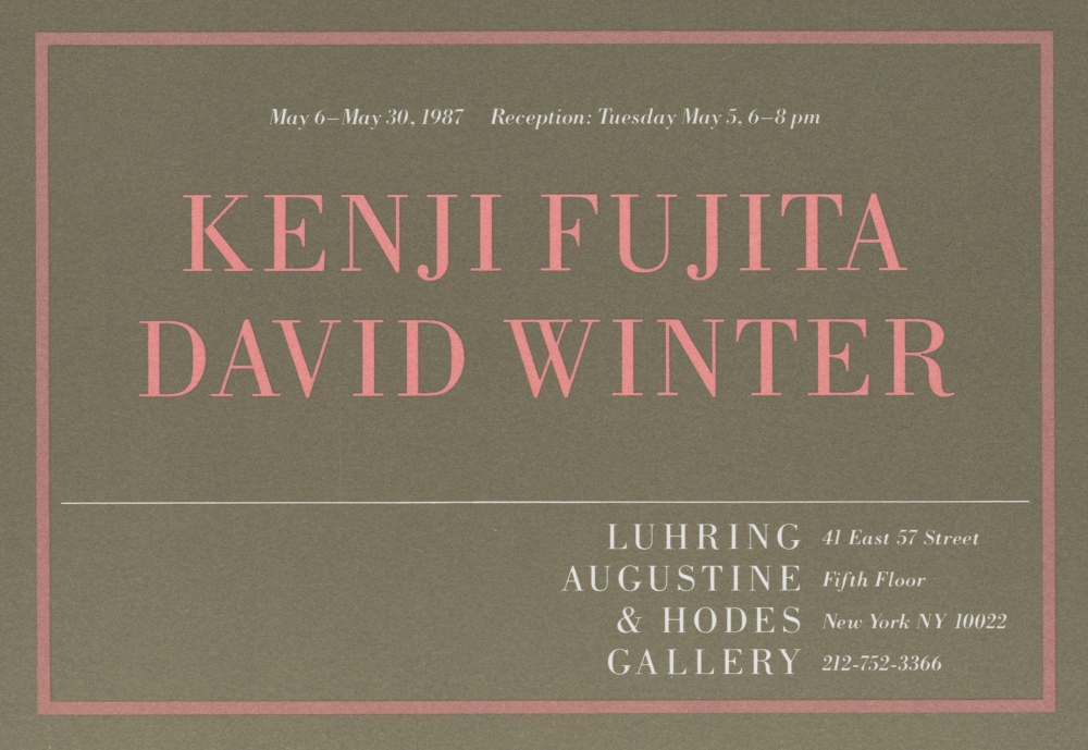Kenji Fujita, David Winter