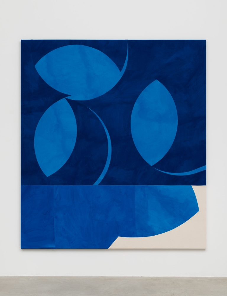 Sarah Crowner
Underwater Moonlight, 2021
Acrylic on canvas, sewn
70 x 79 inches
(177.8 x 200.7 cm)