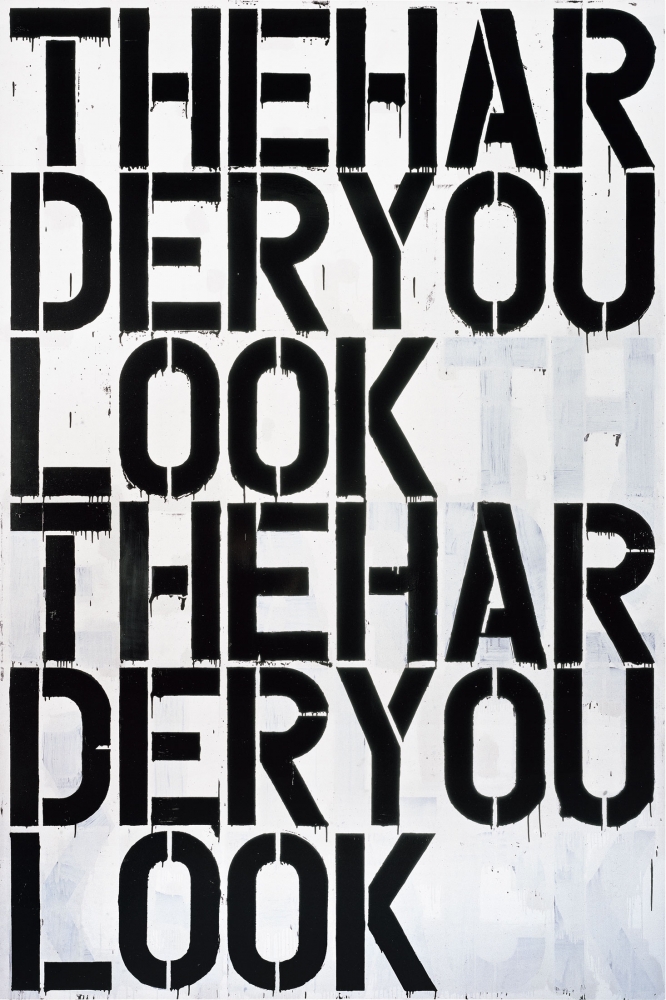 Christopher Wool
If You, 1992-2005
Enamel on aluminum
52 x&amp;nbsp;36 inches
(132.08 x&amp;nbsp;91.44 cm)