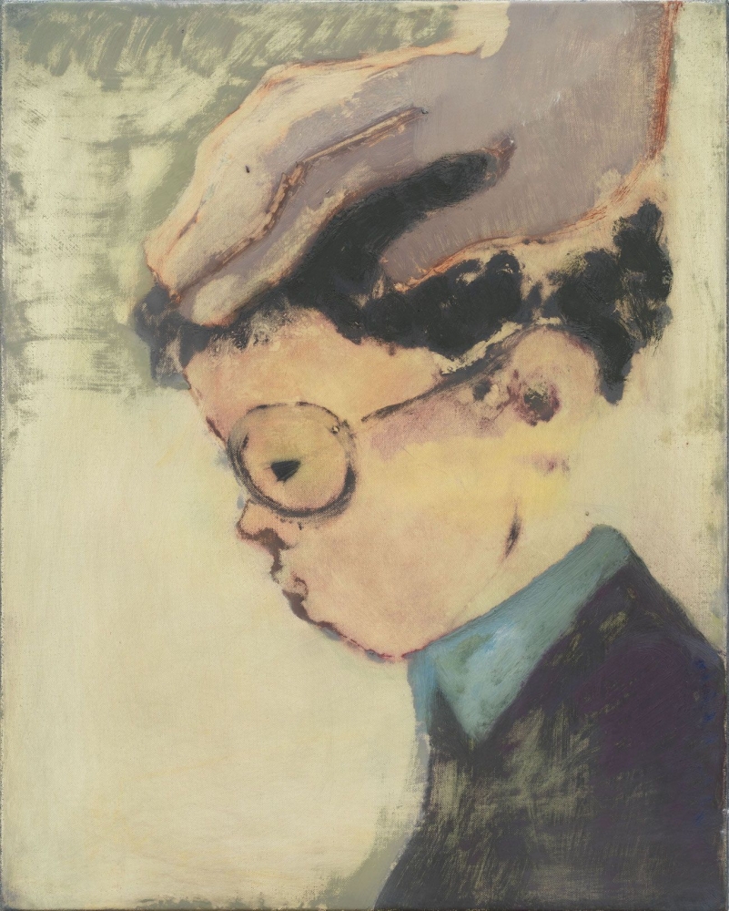 Kantarovsky portrait painting of a boy