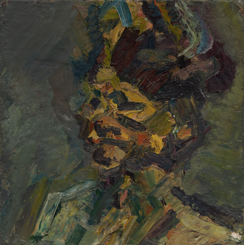 Frank Auerbach
Head of Julia, 1985
Oil on canvas
26 x 26 inches
(66 x 66 cm)
Collection of Mr. and Mrs. J. Tomilson Hill