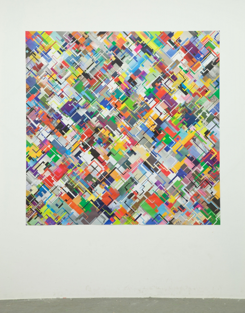 Tom Friedman
Untitled&amp;nbsp;(circuit collage), 2015&amp;nbsp;
Magazine collage
67 x 67 inches&amp;nbsp;
(170.2 x 170.2 cm)
&amp;nbsp;