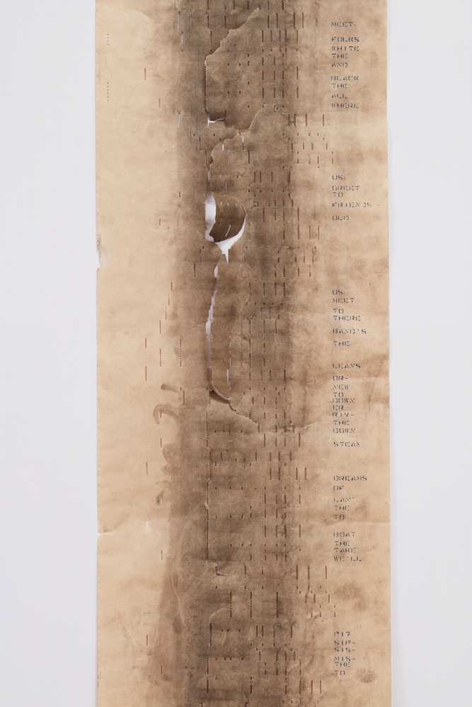 Jason Moran
Basin Street Run 1, 2016
Detail
Charcoal on paper
57 x 11 1/4 inches
(144.8 x 28.6 cm)