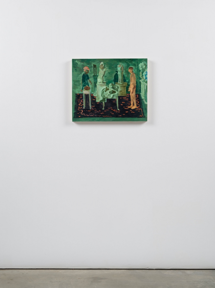 Salman Toor
Art Room, 2020
Oil on panel
20 x 24 inches
(50.8 x 61 cm)