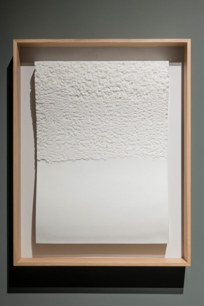 Rosa Barba
Liberties, 2020
Wax, framed
25 5/8 x 33 1/2 inches
(65 x 85 cm)
Installation view at Parra &amp;amp; Romero Gallery, Madrid, 2020
Photo: Roberto Ruiz &amp;copy; Rosa Barba