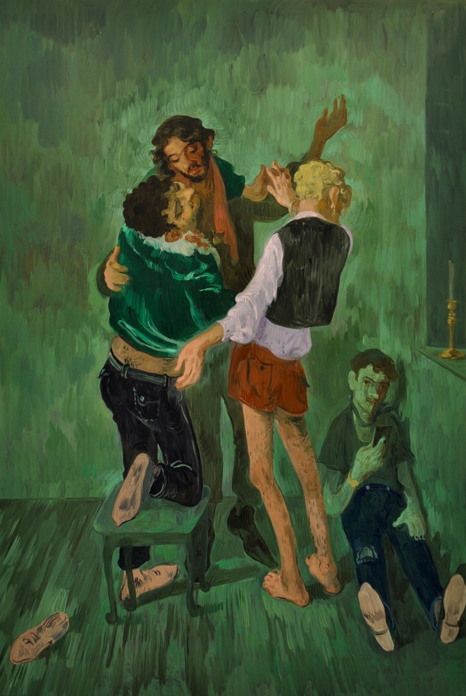 Salman Toor
After Party, 2019
Oil on canvas
36 x 24 inches
(91.5 x 61 cm)