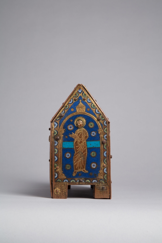 A reliquary chasse showing Christ in Majesty, c. 1200
