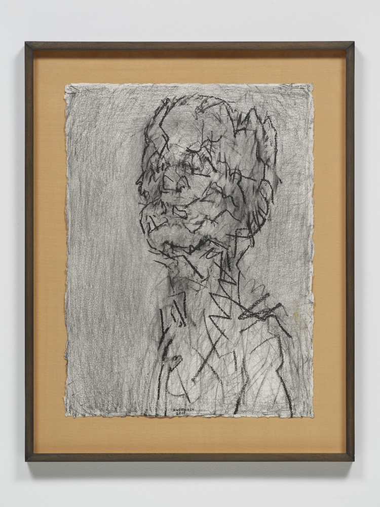 Frank Auerbach
Self Portrait, 2011
Graphite and charcoal on paper
30 3/4 x 23 inches
(78.1 x 58.4 cm)
Private Collection, London