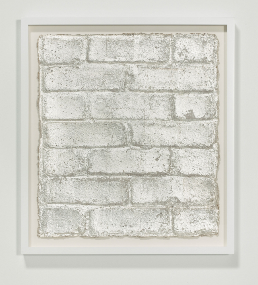 Rachel Whiteread
Untitled (Silver Leaf), 2015
Papier-m&amp;acirc;ch&amp;eacute; and silver leaf
22 x 19 5/8 inches
(56&amp;nbsp;x 50&amp;nbsp;cm)