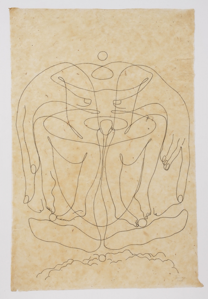 Tunga
Untitled, 2013
Ink on Himalayan oiled handmade paper
30 x 22 inches
(76.2 x 55.88 cm)