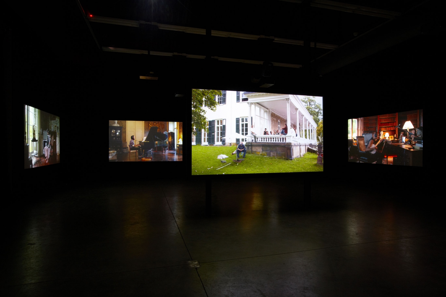 Ragnar Kjartansson
The Visitors, 2012
Nine-channel HD video projection
Duration: 1 hour, 4 minutes
Installation view
February 1 &amp;ndash; March 23, 2013
Luhring Augustine, New York