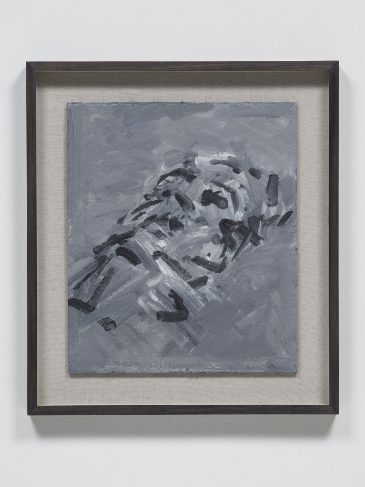 Frank Auerbach
Reclining Head of Julia II, 2015
Acrylic on board
26 x 22 1/8 inches
(66 x 55.9 cm)
Private Collection