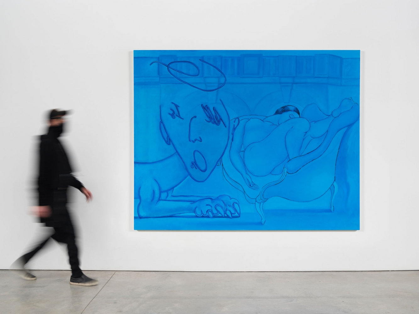 Allison Katz
NO SI LLA, 2020
Oil on canvas
78 3/4 x 98 3/8 inches
(200 x 250 cm)