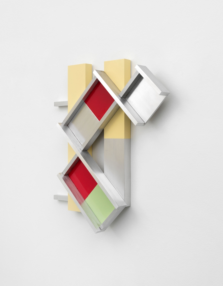 Richard Rezac
Untitled (20-11), 2020
Painted cherry wood and aluminum
21 1/4 x 19 1/4 x 8 1/2 inches
(54.0 x 48.9 x 21.6 cm)