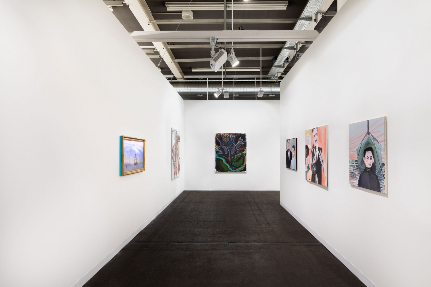 Luhring Augustine

Art Basel, Booth A3

Installation view

2019

Pictured from left: Pipilotti Rist, Jeff Elrod, Josh Smith, Emo Verkerk