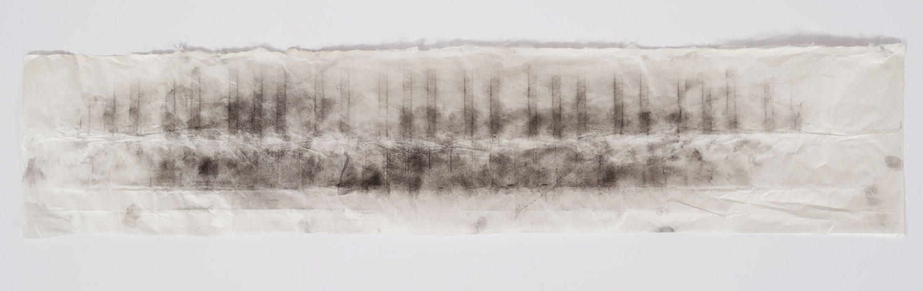 Jason Moran
Run 3, 2016
Charcoal on paper
8 1/2 x 38 1/4 inches
(21.6 x 97.2 cm)