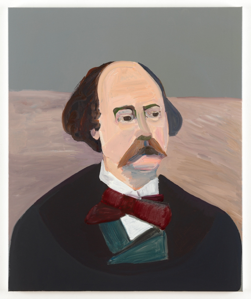 Emo Verkerk
Gustave Flaubert, 2020
Groundcolor and oil on linen
35 3/8 x 29 1/2 inches
(90 x 75 cm)