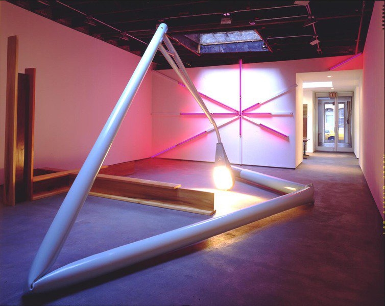 Mark Handforth, installation view. Gavin Brown&#39;s enterprise, 2002.