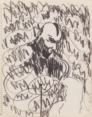 Bob Thompson, Untitled (Sonny Rollins at the Five Spot), c.1964-65 &nbsp;