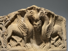 Capital with griffins (detail), Apulia,&nbsp;Italy