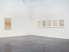 Prints and Editions  Installation view  January 25 – February 23, 2019  Luhring Augustine, New York  Pictured from left: Tunga, Rachel Whiteread