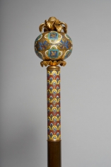An enamelled orb from the Shrine of Saint Ursula, c. 1170