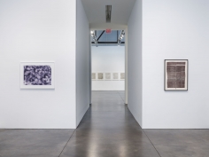 Prints and Editions  Installation view  January 25 – February 23, 2019  Luhring Augustine, New York  Pictured from left: Jeff Elrod, Rachel Whiteread, Zarina