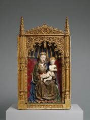 Workshop of&nbsp;Gil de Silo&eacute;&nbsp;(c. 1440-1501) and&nbsp;Diego de la Cruz&nbsp;(fl. 1482-1500), A gilded shrine showing the Virgin and Child