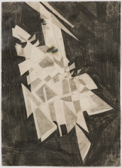 Lygia ClarkSem titulo (Untitled),&nbsp;1952&nbsp;Graphite, paperPaper: 12 3/8 x 8 3/4 inches (31.5 x 22.1 cm)Framed: 20 1/4 x 17 1/4 x 1 1/2 inches (51.3 x 43.8 x 3.7 cm), &nbsp;
