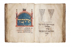 The Montefiore Mainz Mahzor, Mahzor for special Shabbot, Passover, and Shavuot according to the Rie of Mainz