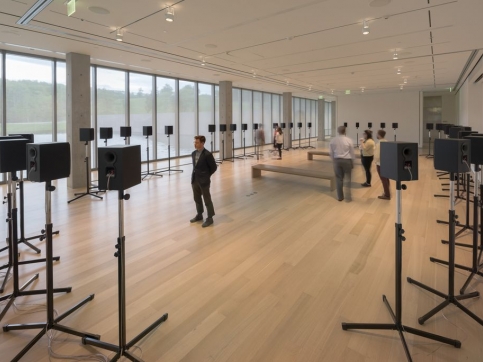 “The Forty Part Motet” by Janet Cardiff at the Clark Art Institute.