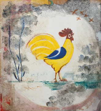 Painting of rooster