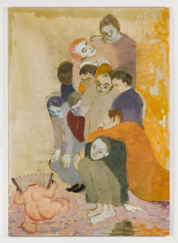 Painting of group of people