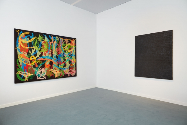 Luhring Augustine

TEFAF New York Spring, Stand 364

Installation view

2019

Pictured from left: Philip Taaffe, Glenn Ligon