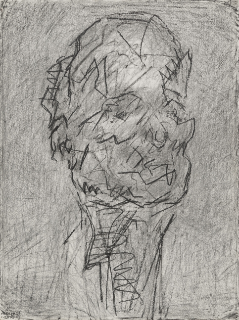 Frank Auerbach
Self-Portrait II, 2010
Graphite on paper
30 1/8 x 22 5/8 inches
(76.5 x 57.5 cm)
Private Collection