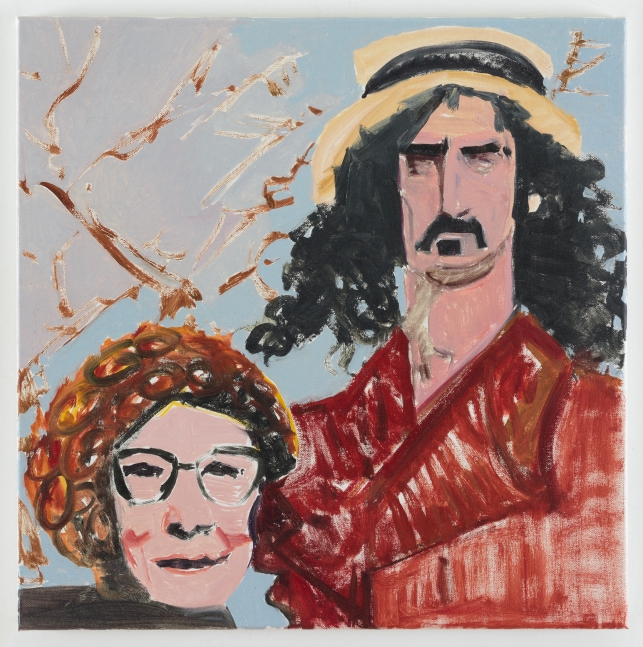 Emo Verkerk
Frank Zappa and Mother in Law, 2019
Oil on cotton
19 3/4 x 19 3/4 inches
(50 x 50 cm)