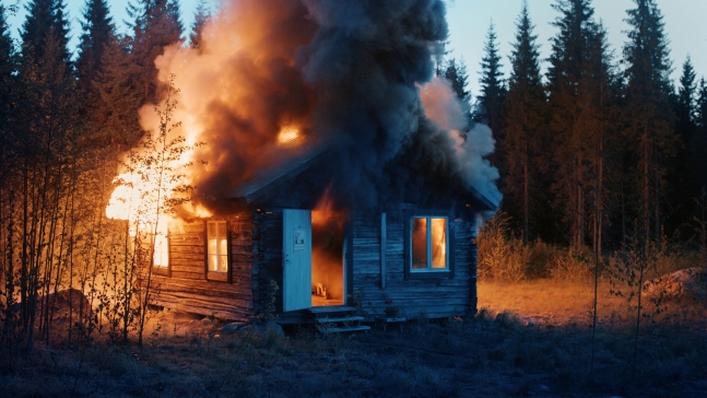 Ragnar Kjartansson Scenes From Western Culture,&nbsp;Burning House, 2015