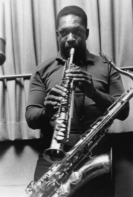 Lee Friedlander
John Coltrane, 1960&amp;nbsp;
Gelatin silver print
Image: 17 3/4 x 12 1/8 inches (45 x 30.8 cm)
Sheet: 20 x 16 inches (50.8 x 40.6 cm)
&amp;nbsp;