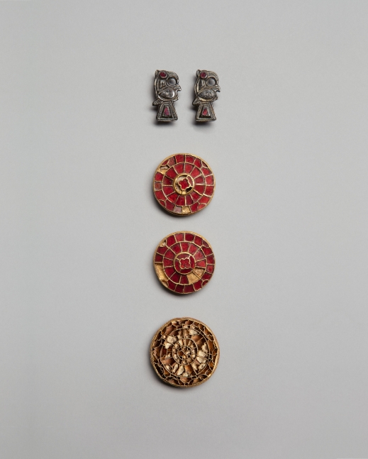 A group of Merovingian brooches from the collection of the Comtesse de Behague (1870-1939), c. 580-600