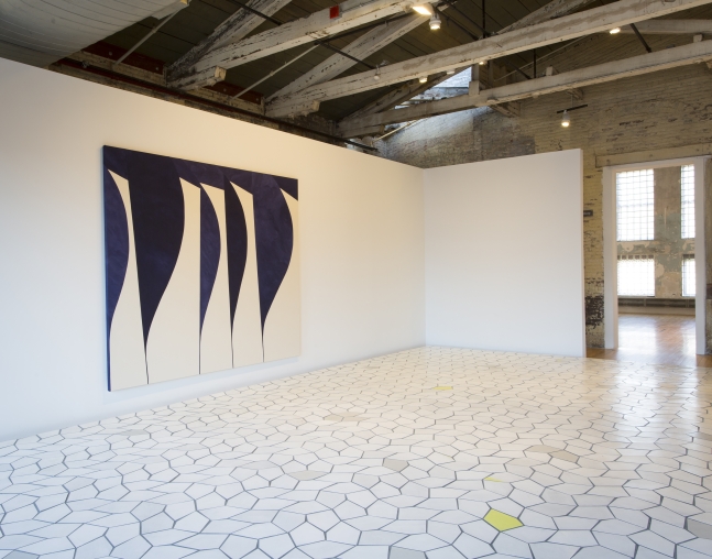Sarah Crowner
Beetle in the Leaves
Installation view
April 16, 2016 - February 12, 2017
MASS MoCAPhoto courtesy of MASS MoCA, North Adams, MA. +&amp;nbsp;David Dashiell