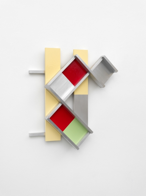 Richard Rezac
Untitled (20-11), 2020
Painted cherry wood and aluminum
21 1/4 x 19 1/4 x 8 1/2 inches
(54.0 x 48.9 x 21.6 cm)