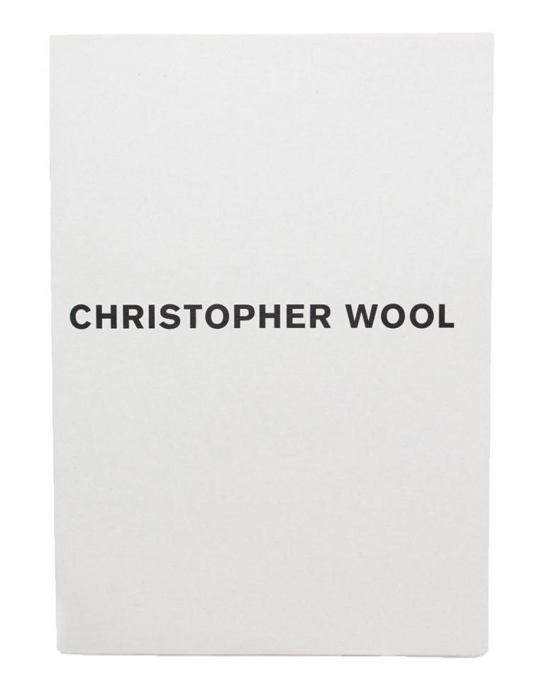 Christopher Wool, Luhring Augustine book, 2004